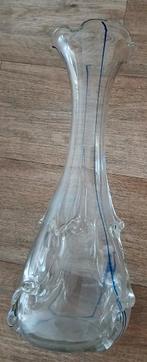 Vaas  (Vintage)  40 cm, Huis en Inrichting, Woonaccessoires | Vazen, Overige kleuren, Ophalen of Verzenden, Minder dan 50 cm, Glas