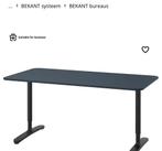Bureau zwart IKEA Bekant, In hoogte verstelbaar, Ophalen of Verzenden, Zo goed als nieuw