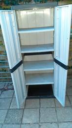 Handige Tuinkast van Plastic OPBERGKAST balkon tuin, Tuin en Terras, Bergingen en Tuinkasten, Ophalen, Gebruikt, Kunststof, Overige typen