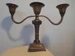Kandelaar ramskop koppen 3 armig, Ophalen, Koper of Brons