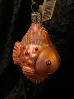 Kerstbal Ornament Vis Roze Glas 2 Stuks, Diversen, Ophalen of Verzenden, Nieuw