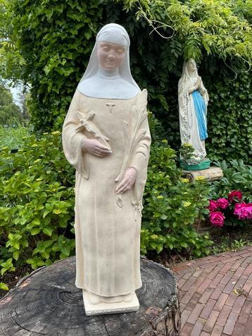 Zeldzaam Belgisch heiligenbeeld ❤️ Heilige non Amandina  beschikbaar voor biedingen