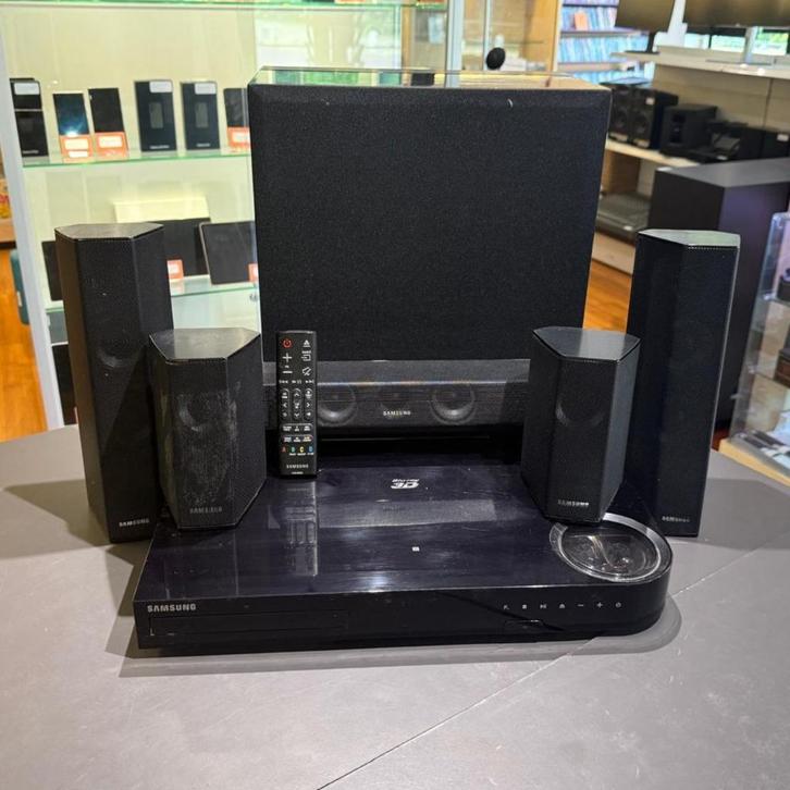 Samsung HT-H7500WM 5.1 Blu-Ray 3D Home Cinema Set Compleet, Audio, Tv en Foto, Home Cinema-sets, Gebruikt, Blu-ray-speler, Soundbar
