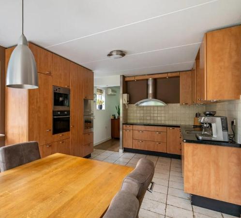 Complete keuken incl. inbouwapparatuur, Huis en Inrichting, Keuken | Complete keukens, Gebruikt, Hoekkeuken, Overige kleuren, Graniet of Steen