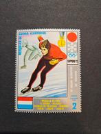114) Ard Schenk Schaatsen 1972, Postzegels en Munten, Ophalen of Verzenden, Gestempeld, Sport