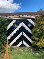 Garagedeuren hout 2 stuks