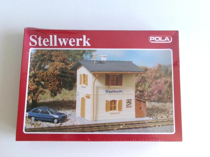 Pola H0 553 Seinhuis Bouwpakket (NIEUW), Hobby en Vrije tijd, Modeltreinen | H0, Nieuw, Brug, Tunnel of Gebouw, Overige merken