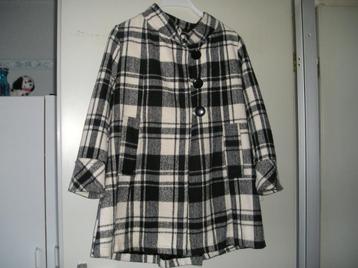 Kinderkleding: zwart-witte winterjas, mt 152/158 beschikbaar voor biedingen
