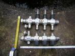 1set vloerverwarming verdeler 3-groeps rvs viega flowmeters, Nieuw, Ophalen