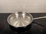 Demeyere Koekenpan - RVS - Geschikt voor Inductie, Huis en Inrichting, Keuken | Potten en Pannen, Gebruikt, Inductieplaat, Ophalen of Verzenden