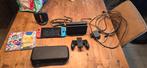Nintendo Switch met 4 Joy-Cons, Dock & Games, Spelcomputers en Games, Spelcomputers | Nintendo Switch, Ophalen of Verzenden, Gebruikt