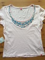 Lichtroze L Esprit top boho kralen steentjes bedels egf, Maat 42/44 (L), Ophalen of Verzenden, Zo goed als nieuw, Korte mouw