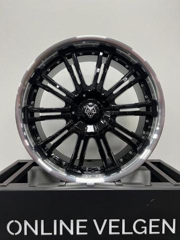 Set 20 inch Wolfrace 5x110 velgen Jeep Cherokee Alfa Stelvio