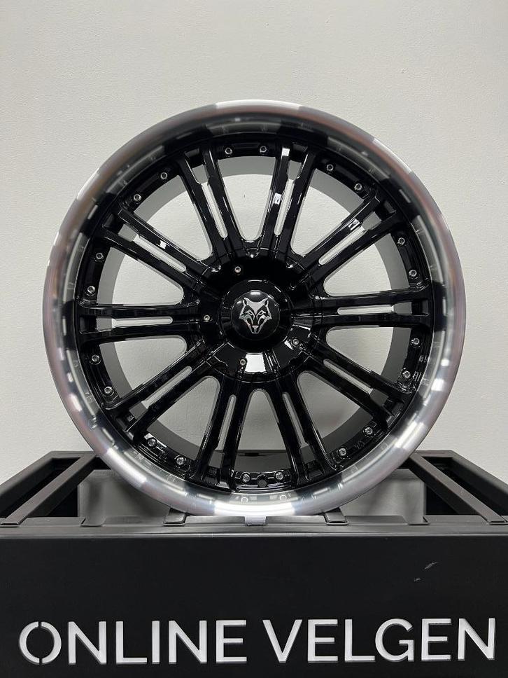 Set 20 inch Wolfrace 5x110 velgen Jeep Cherokee Alfa Stelvio, Auto-onderdelen, Banden en Velgen, Velg(en), 20 inch, Ophalen of Verzenden