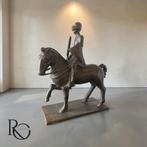 Bronzen Ridder te Paard – 33cm – 8,3kg, Ophalen of Verzenden, Brons