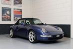 Porsche 911 993 Carrera 2 Cabrio Zenith Blue Handbak Variora, Auto's, Achterwielaandrijving, Zwart, Cabriolet, Blauw