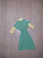 barbie kleding super linna jurk groen met gele blouse oud, Verzamelen, Ophalen of Verzenden, Gebruikt, Kleertjes