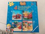 Bob de bouwer puzzels. Compleet. Z.g.a.n., Ophalen of Verzenden, 10 tot 50 stukjes, Zo goed als nieuw