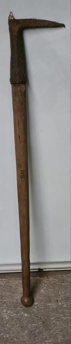 Oude pikhouweel 110 cm, Tuin en Terras, Hand-tuingereedschap, Gebruikt, Pikhouweel, Ophalen