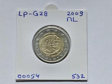 2-euromunt Nederland (NL) 2009 Europa LP-G28 beschikbaar voor biedingen