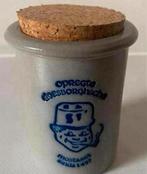 Doesburgsche mosterd potje met deksel van kurk. Hoogte 9, Verzamelen, Merken en Reclamevoorwerpen, Ophalen of Verzenden, Zo goed als nieuw