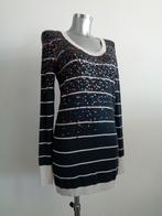 LIU JO trui marine met pailletten - maat XS/S Nieuw kaartje, Kleding | Dames, Blouses en Tunieken, Blauw, Liu Jo, Nieuw, Ophalen of Verzenden