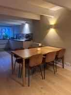 Eettafel eikhout scandinavisch eik tafel 180x90 ETHNICRAFT, Ophalen, Eikenhout, 50 tot 100 cm, Zo goed als nieuw