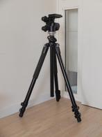 Manfrotto statief 055XPROB met Geared Head 410, Ophalen, Gebruikt, 175 cm of meer, Driepoot