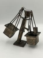 Antiek beeldje (zilver?) waterdrager, Ophalen of Verzenden, Gebruikt, Mens