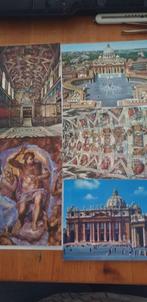 6377 italie 5 kaarten uit rome sixtijnse kapel, Verzenden, Italië