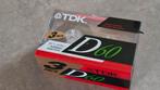 TDK D 60 (3 pack) nieuw!, Cd's en Dvd's, Cassettebandjes, 2 t/m 25 bandjes, Overige genres, Ophalen of Verzenden, Onbespeeld