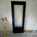 Mooie zwarte stompe binnendejr, Doe-het-zelf en Verbouw, Ophalen, Zo goed als nieuw, Binnendeur, 200 tot 215 cm