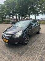 Opel Corsa 1.2 16V 3D 2010 Zwart, Auto's, Opel, Voorwielaandrijving, Zwart, 1229 cc, Zwart