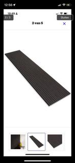 2 Zwarte Wandpanelen - Nieuw, Ophalen, Nieuw, Hout, Minder dan 20 mm