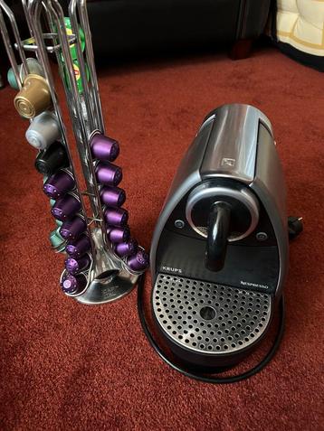 Krups Nespresso + italiaanse cuphouder beschikbaar voor biedingen