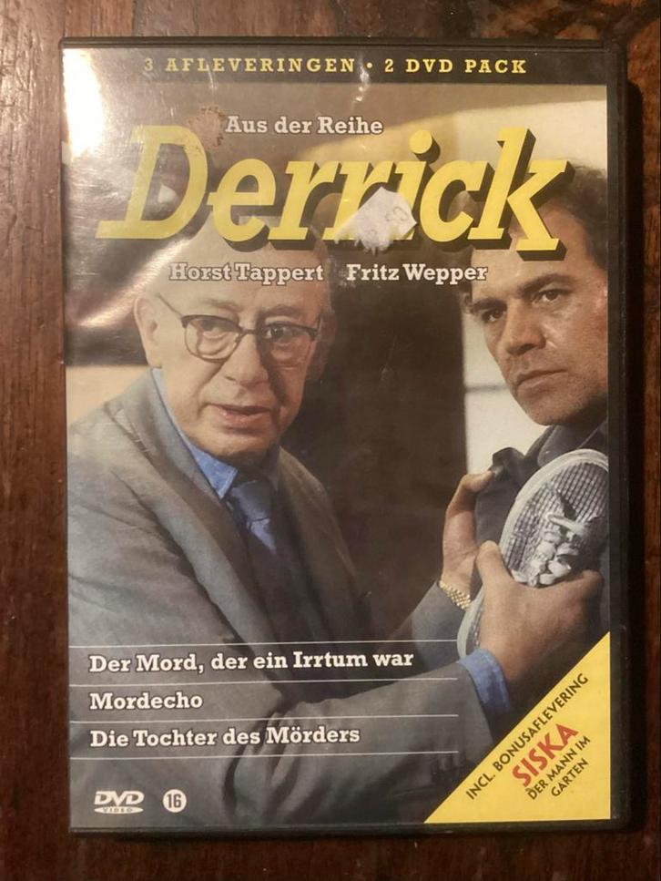 Derrick - 3 Afleveringen, Cd's en Dvd's, Dvd's | Tv en Series, Zo goed als nieuw, Thriller, Boxset, Vanaf 16 jaar, Ophalen of Verzenden