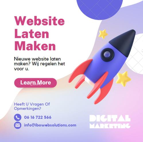 website maken - Webdesign | Webshop nodig - SEO - onderhoud, Computers en Software, Ontwerp- en Bewerkingssoftware, Nieuw, MacOS