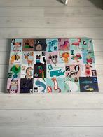 Schilderij canvas Alfabet Dieren Kinderkamer, Kinderen en Baby's, Kinderkamer | Inrichting en Decoratie, Ophalen of Verzenden