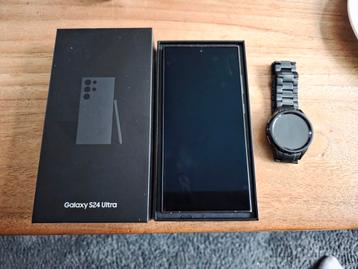 Samsung S24 Ultra + Samsung Watch compleet in doos beschikbaar voor biedingen