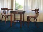 Art deco bijzettafel en twee stoelen, Huis en Inrichting, Ophalen, Gebruikt, Art deco, Rond