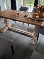 Brocante kloostertafel 2meter lang. 1 meter breed., Ophalen