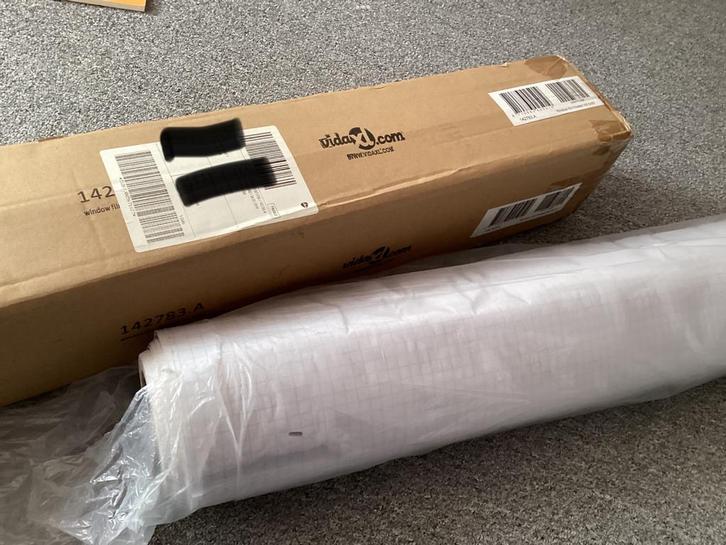 VidaXL Raamfolie - 40 Meter, Huis en Inrichting, Stoffering | Behang, Wit, 10 tot 25 m², Ophalen of Verzenden