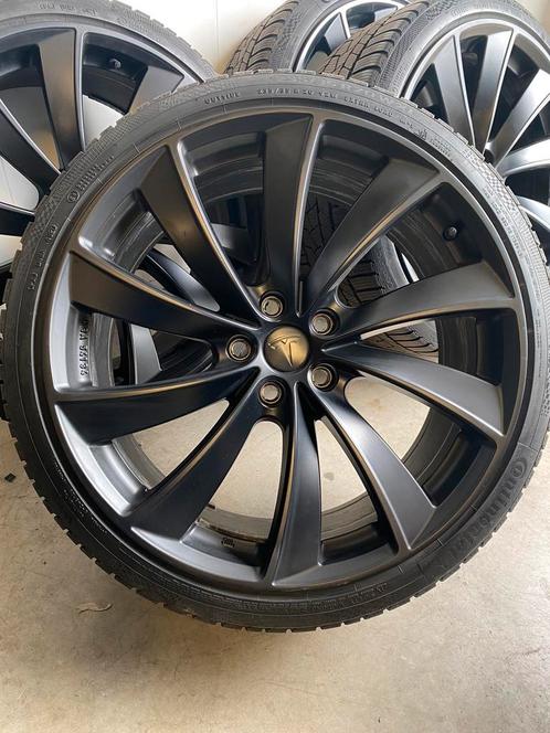 20 Inch Tesla Model 3 Performance Velgen + Winterbanden, Auto-onderdelen, Banden en Velgen, Banden en Velgen, Winterbanden, 20 inch