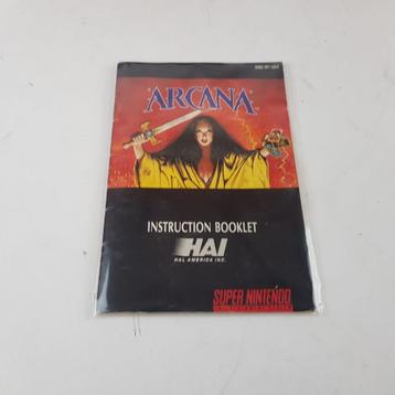 Arcana super Nintendo RPG game Amerikaanse versie compleet beschikbaar voor biedingen
