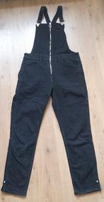 Tuinbroek zwarte spijker jeans H&M maat M, Kleding | Dames, Blauw, Maat 38/40 (M), Ophalen of Verzenden, Zo goed als nieuw