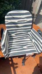 Babboe kleuterzitje zebra, Fietsen en Brommers, Fietsaccessoires | Fietsstoeltjes, Ophalen, Zo goed als nieuw