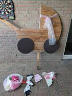 Geboortebord kinderwagen, Ophalen, Gebruikt, Geboortebord