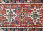 Handgeknoopt Perzisch wol tapijt loper Karaja Iran 50x236cm, Gebruikt, ., Perzisch Iran Heriz Iran, 200 cm of meer