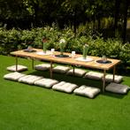 Houten campingtafel 75x228x35/50 CM Handgemaakt Inklapbaar, Nieuw, PrimePlus, Inklapbaar, Rechthoekig