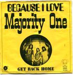 MAJORITY ONE  -  Because I love you, Cd's en Dvd's, Gebruikt, 7 inch, Single, Ophalen of Verzenden
